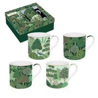 Coffret 4 mugs 30 cl Woodland - Visuel 1
